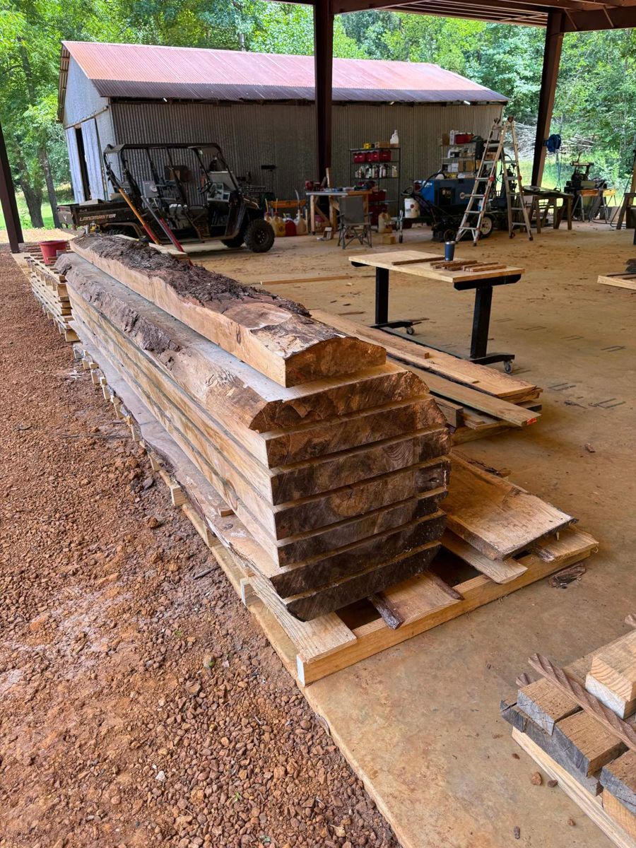 Sweetgum live-edge slabs, lot SG001